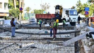 Güzelyalı’daki menfez yenileme çalışması yarılandı