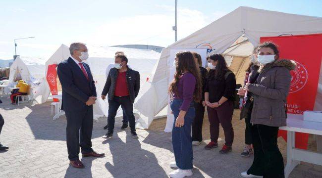 EÜ, depremzedelere ev sahipliği yapıyor