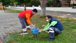 Narlıdere’de can dostlar için su kabı