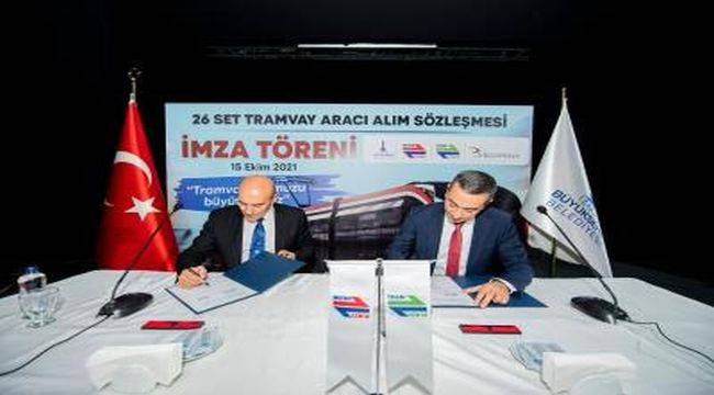 Tramvay setleri için imza