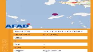 İzmir'de deprem