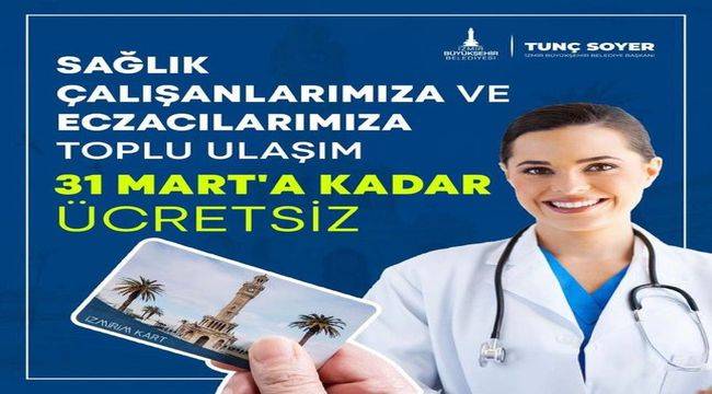 Sağlık çalışanlarının ücretsiz ulaşımı uzadı 