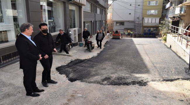 Bornova asfalt üretimine başladı