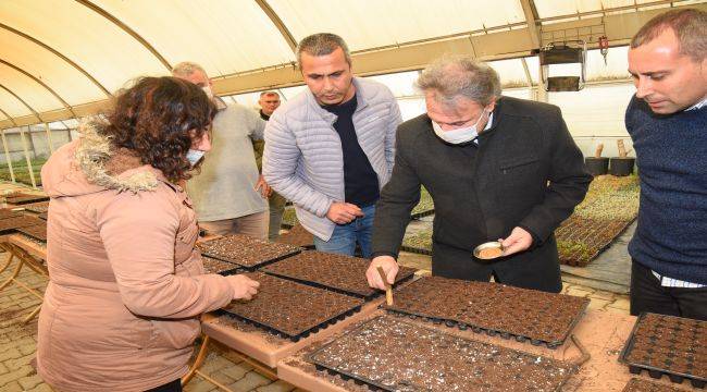 Atalık tohumlar toprakla buluştu