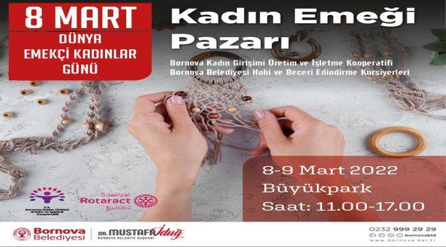 Bornova’da 8 Mart etkinlikleri