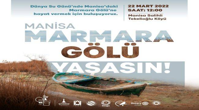 Marmara Gölü kampanyasına destek