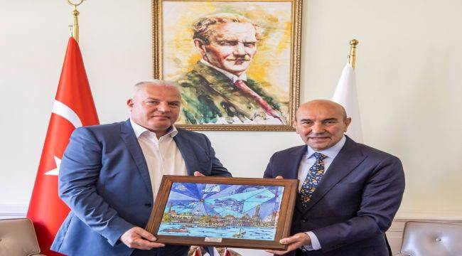 Başkan Soyer, Delçevo Belediye Başkanı’nı ağırladı