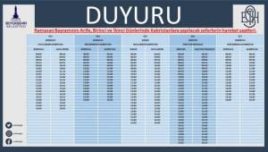 Bayramda toplu ulaşım ücretsiz