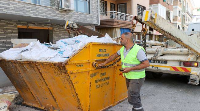 Buca’da yaz aylarına özel moloz hizmeti