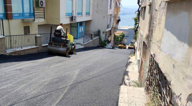 Asfaltlama çalışmaları devam ediyor