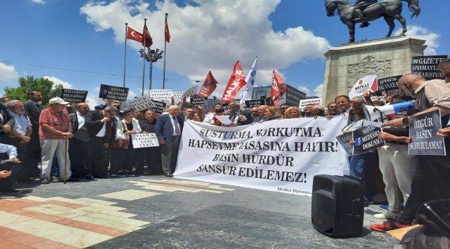 “Basın yok, baskı var”