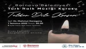 Bornova’da Ege Türküleri Yaz Konser