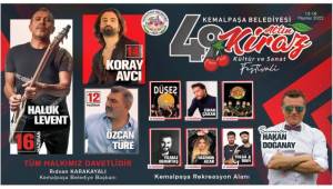 Kemalpaşa'da Kiraz Festivali coşkusu başlıyor