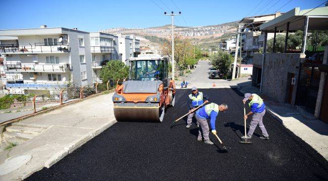 Bornova'da asfalt mutluluğu