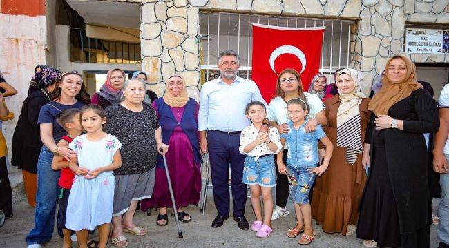 Başkan Sandal, Gümüşpala’da vatandaşla buluştu