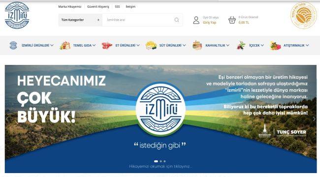 ''İzmirli'' ürünleri kapıya geliyor