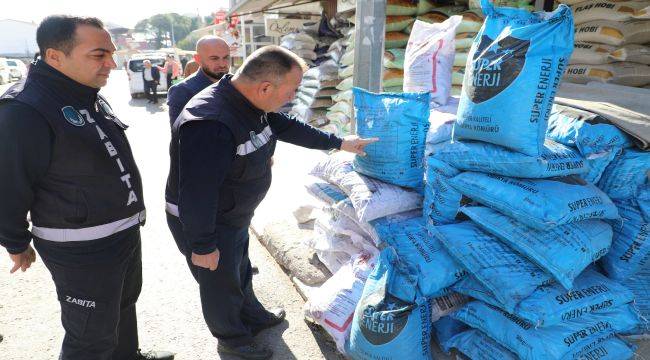 Menderes Belediyesi’nden kömür satışı denetimi 