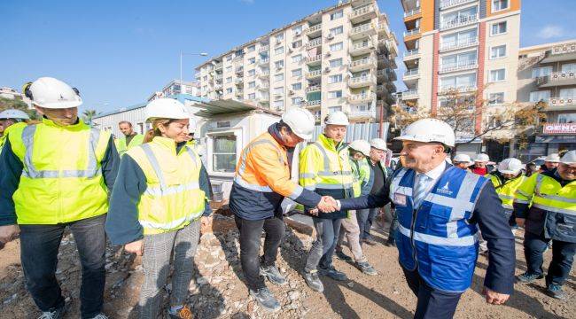 Buca Metrosu’nda ilk kazık çakıldı 