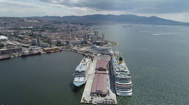 Alsancak Limanı'nında kruvaziyer heyecanı başladı