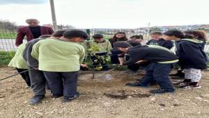 Çeşme’de okul bahçeleri meyve bahçesine dönüşüyor