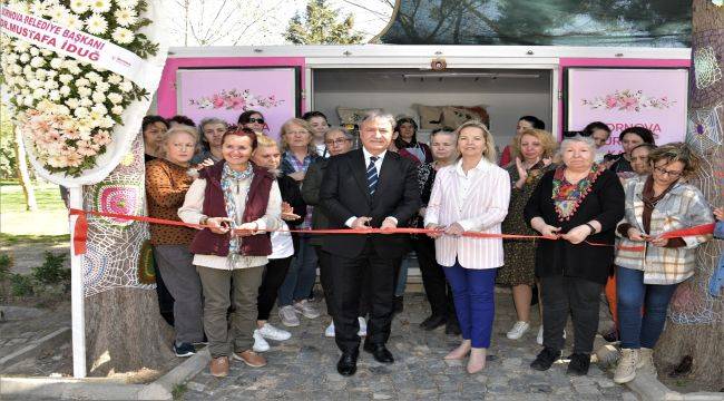 Kadın Kooperatifi satış standı açıldı 