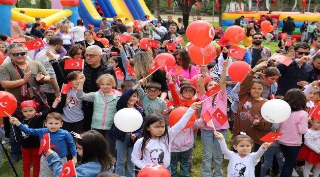 Ödemişli çocuklar 23 Nisan’ı coşkuyla kutladı