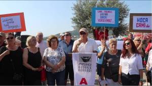 Foçada Çedes Protestosu