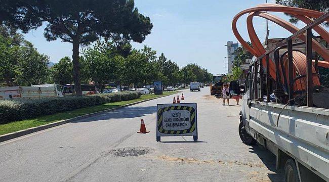 İZSU Balçova’da taşkın riskine karşı önlem alıyor 