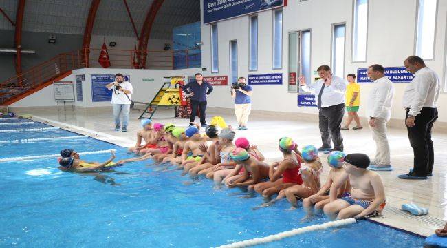 5 bin çocuk yaz tatilinde sporla buluştu