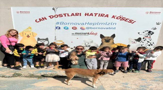 Bornova’da minikler can dostlarıyla buluştu