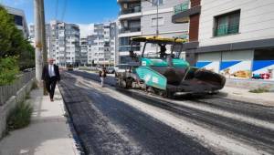 Gaziemir’in yollarına 24 bin 289 ton asfalt serildi