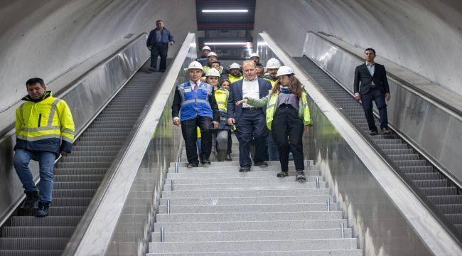 Narlıdere Metrosu’nda geri sayım başladı