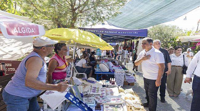 Başkan Tugay, Oyuk Festivali'nde yurttaşlarla buluştu