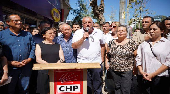 CHP Bornova’da ‘baba evi’ nöbeti
