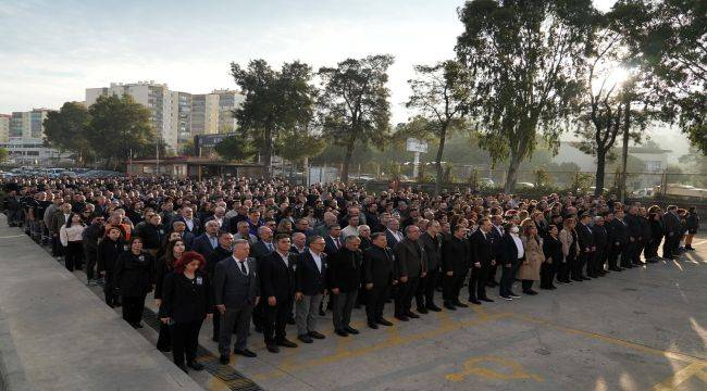 İzmir İtfaiyesi’nden 10 Kasım’da anlamlı tören