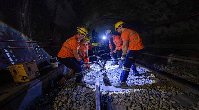 İzmir Metrosu’nda bakım zamanı