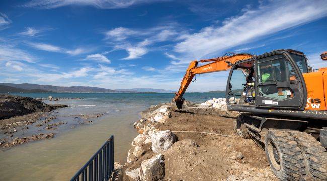 Yarımada’daki derelerden 100 bin ton malzeme çıkarıldı