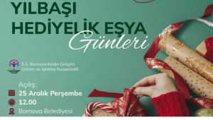 Bornova’da ‘Yılbaşı Hediyelik Eşya Günleri’ başlıyor