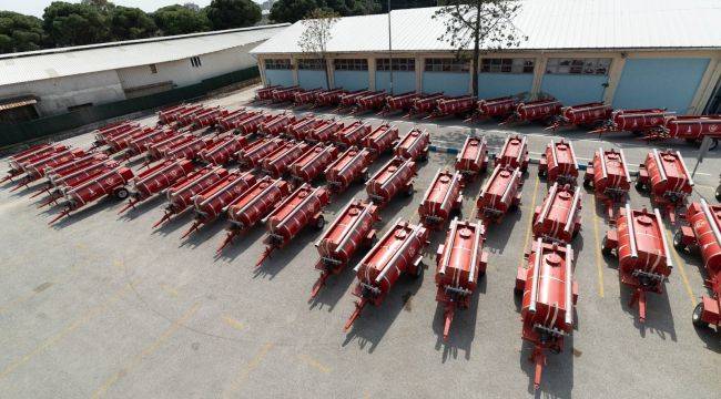 Büyükşehir’in köylere dağıttığı tankerler ormanları kurtarıyor