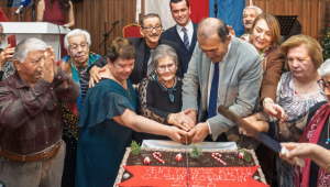 Huzurevinde yeni yıl coşkusu