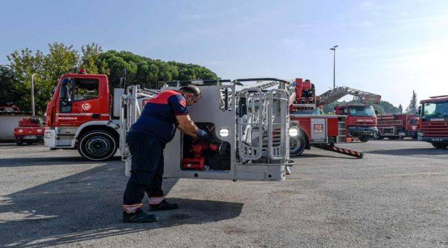 İtfaiye araçlarının bakım üssü: Mekatronik Atölyesi