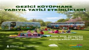 Gezici Kütüphane tatilde yollara çıkıyor 