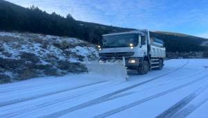 İzmir’in 6 ilçesinde karla mücadele