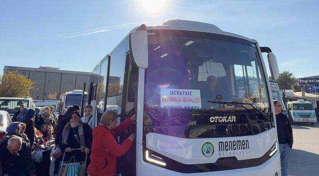 Menemen’de ulaşımın yıldızı ücretsiz ring servisler