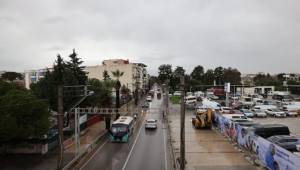 Özmen Caddesi’nde yeni altyapı yağmur sınavını geçti
