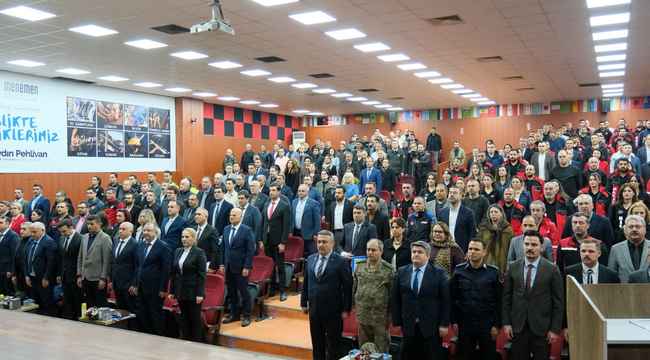 Menemen’de ‘afet’ toplantısı