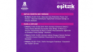 İzmir'de 8 Mart: Aramızda eşitlik var