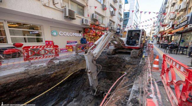 İZSU’nun 250 milyon liralık altyapı yatırımı hız kesmeden devam ediyor