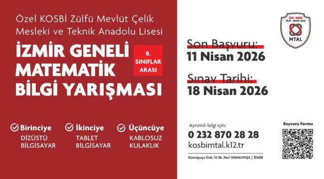 KOSBİ Zülfü Mevlüt Çelik MTAL’de matematik heyecanı