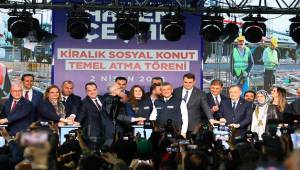 Türkiye’nin ilk kiralık sosyal konut projesi Hanem Çeşme’nin temeli atıldı